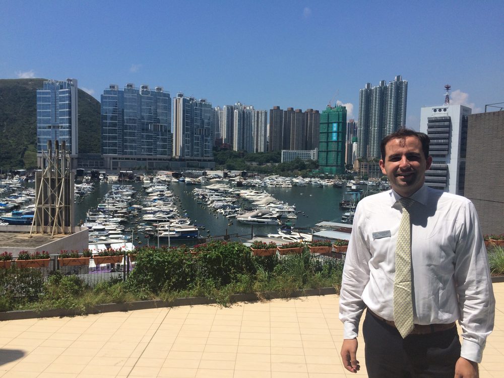 Alex Munoz recruiting internationally in Hong Kong